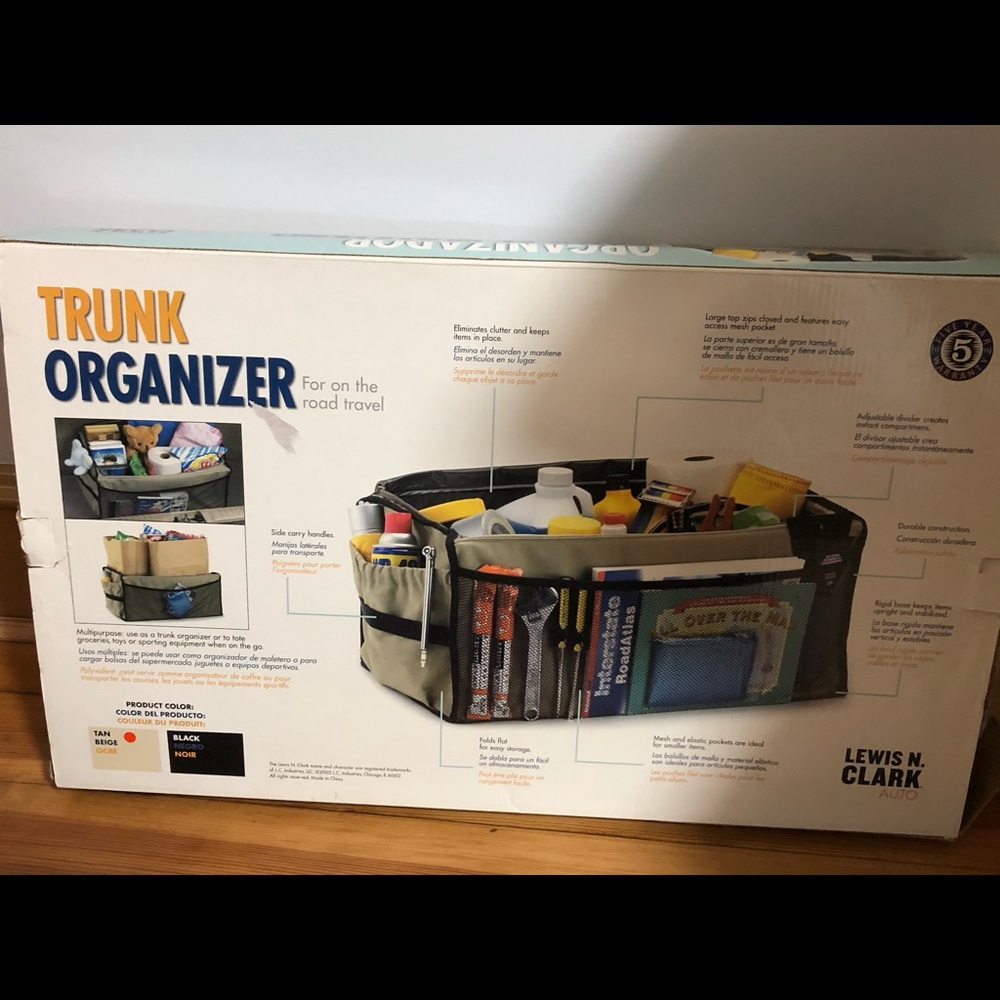 Lewis N. Clark Trunk organizer.